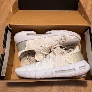 Under Armour TB Hovr Havoc Low Basketball Shoes Size 13 White
